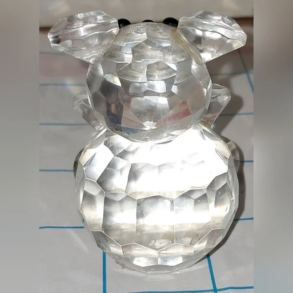 Clear Stone Faceted Bear - Picture 4 of 10